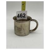 STERLING SILVER BABY CUP, .93 OZT