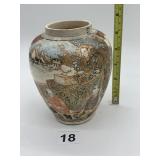 9" H JAPANESE VASE