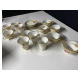 HAVILAND CUPS & SAUCERS