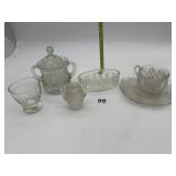 DAISY AND BUTTON DOUBLE HANDLE TOOTHPICK HOLDER,