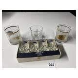 GORHAM SHOT GLASSES, LUXOR GLASSES