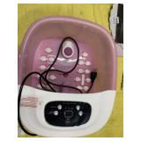 ELECTRIC FOOT BATH SPA IN PINK AND WHITE