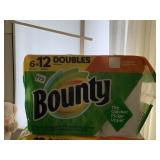 1 PACK OF 6 BOUNTY PAPER TOWELS