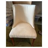TURNED ARM SIDE CHAIR W/ TACK STRIP