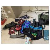 LADIES SZ 18 SWIM SUITS, LIGHTWEIGHT BAGS,