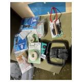 MANICURE SET, RAIN PONCHO, FABRIC FUSE , RADIO