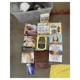 COLLECTION OF HEALTH AND COOKING BOOKS AND