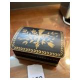 TOLE PAINTED DRESSER BOX