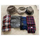 WOOL SCARVES AND MENï¿½S HATS