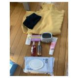 ASSORTED PERSONAL CARE ITEMS INCLUDING YELLOW