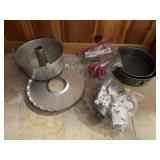 CLEAR PLASTIC BAG CONTAINING ASSORTED METAL