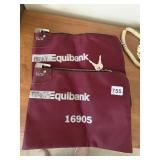 LOCKING BANK BAG WITH KEYS
