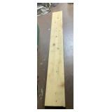 100"  UNFINISHED PINE BOARD, LIGHT NATURAL COLOR