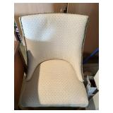 MCM HIGH BACK ARM CHAIR W/ COVER