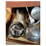 STRAINER, POTS, PANS, ETC.