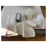 GROUP OF BEDDING ITEMS QUEEN NEW FITTED SHEET