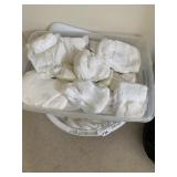 LAUNDRY BASKET AND STORAGE TOTE WITH LID WITH