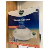 VICKS BRAND WARM STEAM VAPORIZER IN ORIGINAL BLUE