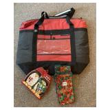 NEW THERMAL INSULATED BAG BLACK/RED