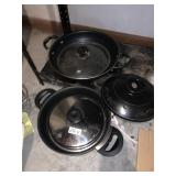 POTS AND PANS HAVE BEEN USED