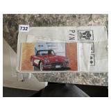 FRANKLIN MINT - 1958 CORVETTE DIE-CAST MODEL,