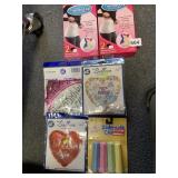 TUMMY BANDS AND NEW BALLOONS PLUS CHALK