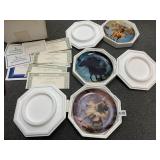 3 HORSE COLLECTOR PLATES