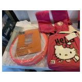 HELLO KITTY SILK TOUCH THROW AND CANVAS TOTE BAG