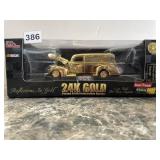 RACING CHAMPIONS - 24K GOLD PLATED HOT ROD DIE