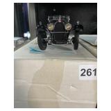 DIE-CAST MODEL - VINTAGE ROADSTER, BLACK,