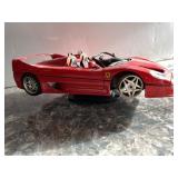 BBURAGO - FERRARI F50 DIE-CAST MODEL, RED, 1:18