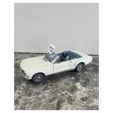 DIE-CAST MODEL - 1966 FORD MUSTANG, WHITE, WITH