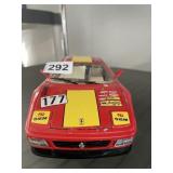 FERRARI DIE-CAST MODEL - RED RACE CAR, #171, AGIP