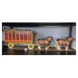 CIRCUS HORSE AND CARRIAGE
