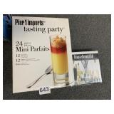 PIER 1 TASTING PARTY 24 MINI PARFAITS ETCETERA