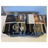 THRESHOLD TO WINDOW PANELS DEEP NAVY STRIPED