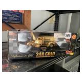 24K GOLD PLATED MODEL CAR