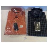 BCBG MAXAZRIA SLIM FIT M NEW SHIRT 15 1/2 32/33 &