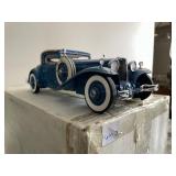 DIE-CAST MODEL CAR - 1930S COUPE, BLUE WITH