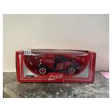 COCA-COLA DIE-CAST - FORD ROADSTER, BOXED.