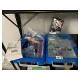 LOCK LID ORGANIZERS W/ PLASTIC GLASSES, PENGUIN