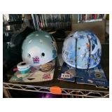 2 NEW HELMETS DORA PET AND FROZEN CHILDRENï¿½S
