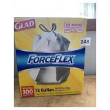 NEW BOX OF 13 GALLON TRASH BAGS