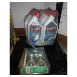 CLOROX BLEACH TOILET BOWL CLEANER 4 BOTTLES  AND