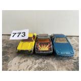 VINTAGE DIE-CAST CARS - LOT OF 3, HOT WHEELS AND