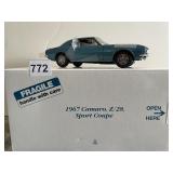 DIE-CAST MODEL - 1967 CAMARO Z/28 SPORT COUPE,