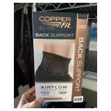 COPPER FIT BACK SUPPORT NEW IN BOX