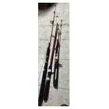 FISHING ROD COLLECTION - SHAKESPEARE, PINNACLE,