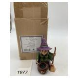 ENESCO HALLOWEEN WITCH W/ CAULDRON MINI GOTHIC