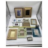 ASSORTED DECORATIVE PICTURE FRAMES W/ PRINTS,